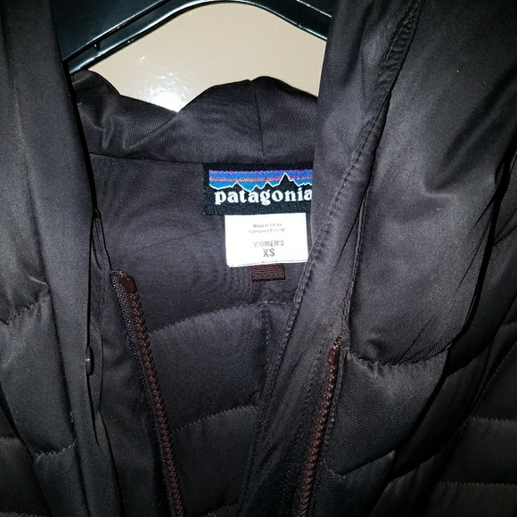 Patagonia womens XS long brown coat‎ - Picture 2 of 5